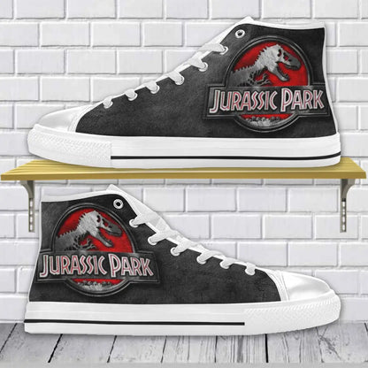 Jurassic Park Lost World Shoes High Top Sneakers