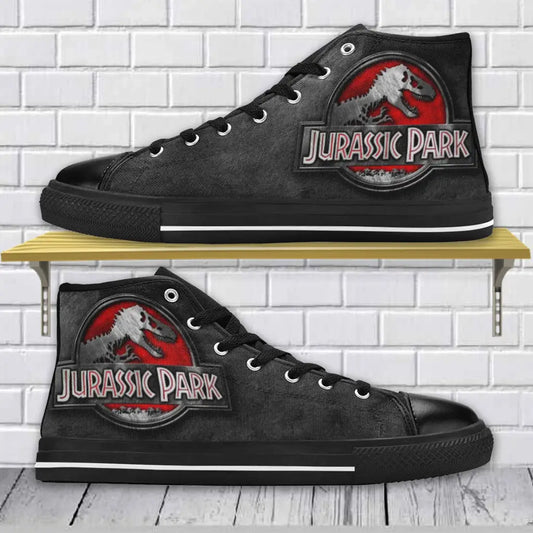 Jurassic Park Lost World Shoes High Top Sneakers