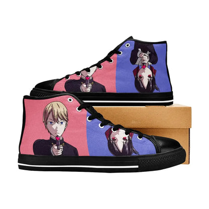 Kaguya sama Love is War Canvas High Tops Sneakers for Kids