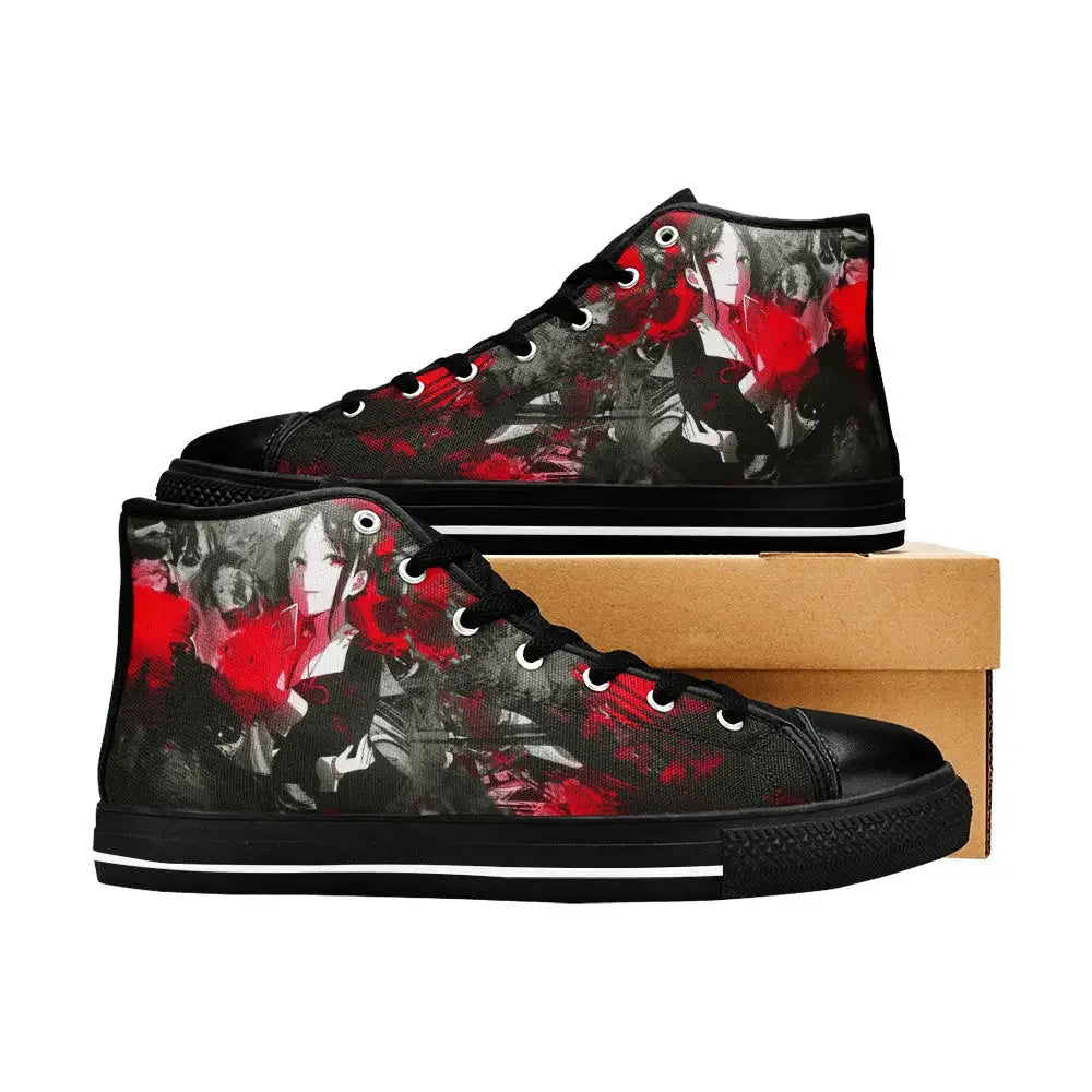 Kaguya sama Love is War Canvas High Tops Sneakers for Kids