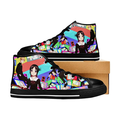 Kaguya sama Love is War Canvas High Tops Sneakers for Kids