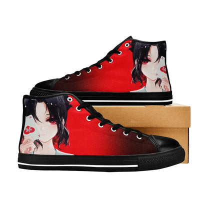 Kaguya sama Love is War Canvas High Tops Sneakers for Kids