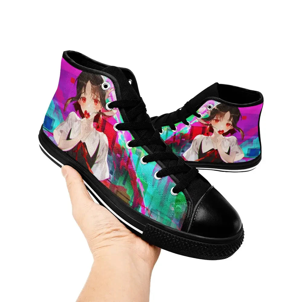 Kaguya sama Love is War Canvas High Tops Sneakers for Kids