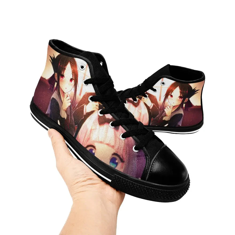 Kaguya sama Love is War Canvas High Tops Sneakers for Kids