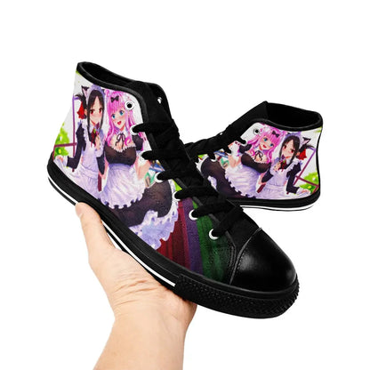 Kaguya sama Love is War Canvas High Tops Sneakers for Kids