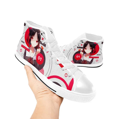 Kaguya sama Love is War Canvas High Tops Sneakers for Kids