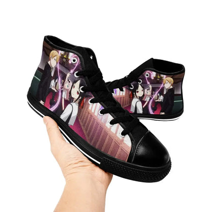 Kaguya sama Love is War Canvas High Tops Sneakers for Kids