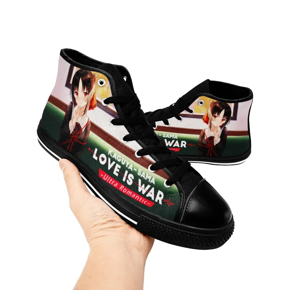 Kaguya sama Love is War Canvas High Tops Sneakers for Kids