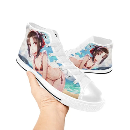 Kaguya sama Love is War Canvas High Tops Sneakers for Kids