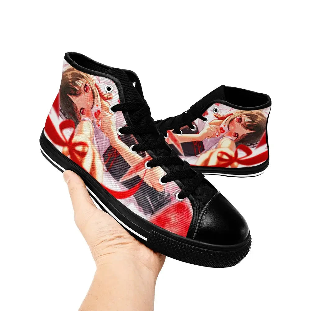 Kaguya sama Love is War Canvas High Tops Sneakers for Kids