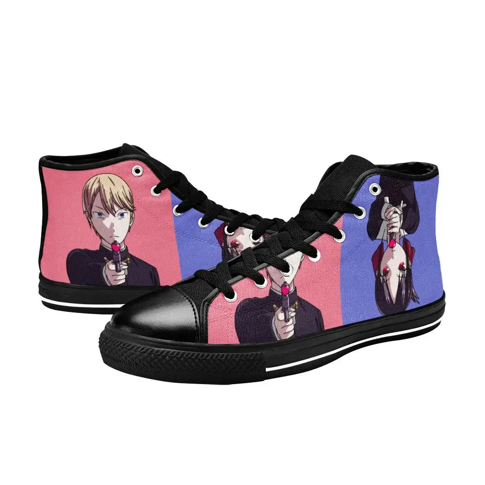 Kaguya sama Love is War Canvas High Tops Sneakers for Kids