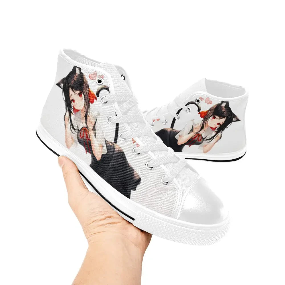 Kaguya sama Love is War Canvas High Tops Sneakers for Kids