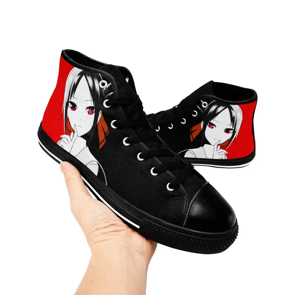 Kaguya sama Love is War Canvas High Tops Sneakers for Kids