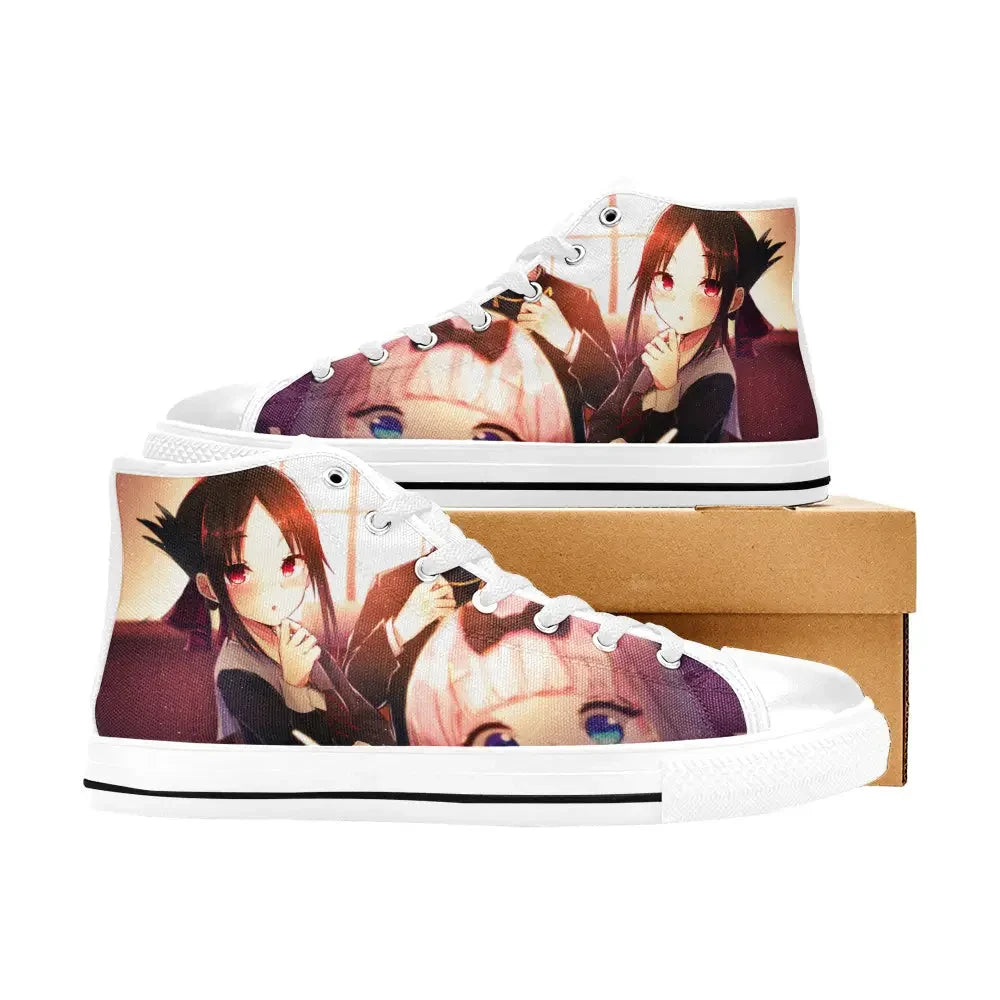 Kaguya sama Love is War Canvas High Tops Sneakers for Kids