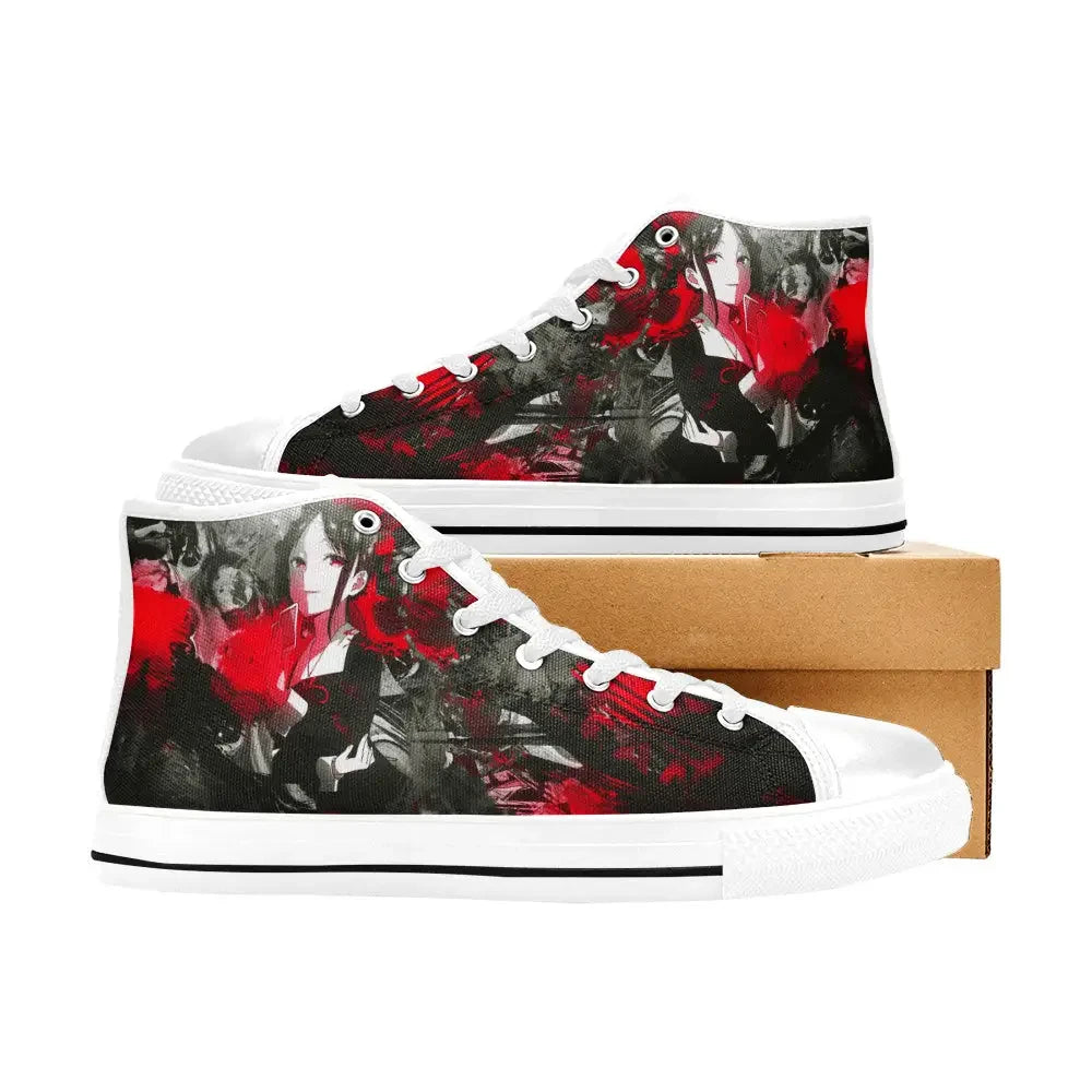 Kaguya sama Love is War Canvas High Tops Sneakers for Kids