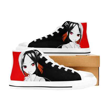 Kaguya sama Love is War Canvas High Tops Sneakers for Kids