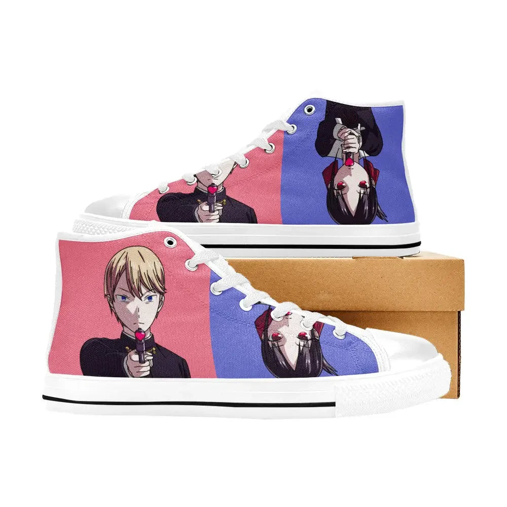 Kaguya sama Love is War Canvas High Tops Sneakers for Kids