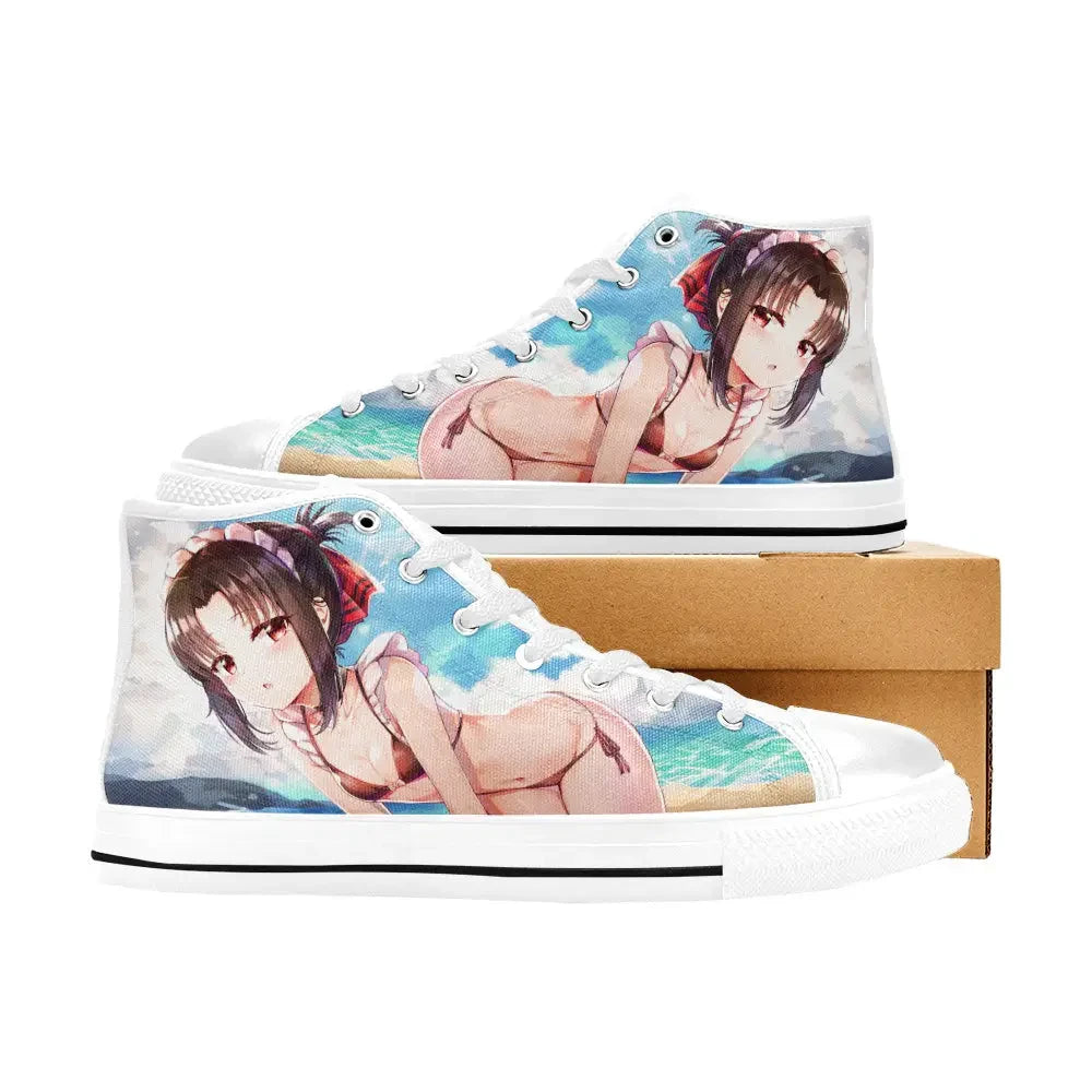 Kaguya sama Love is War Canvas High Tops Sneakers for Kids