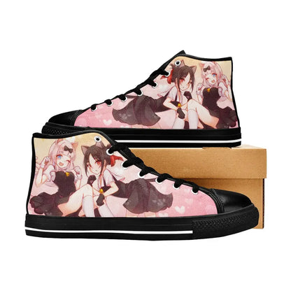 Kaguya sama Love is War Chika Fujiwara Canvas High Tops