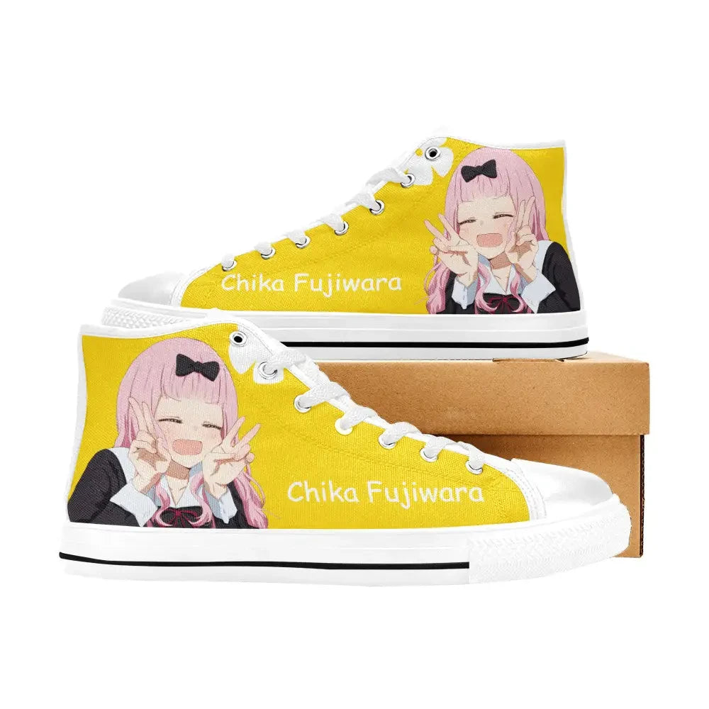 Kaguya sama Love is War Chika Fujiwara Canvas High Tops