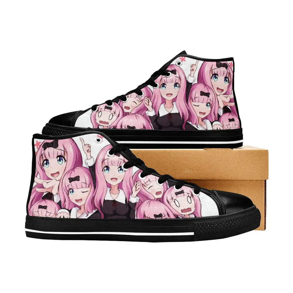 Kaguya sama Love is War Chika Fujiwara Canvas High Tops