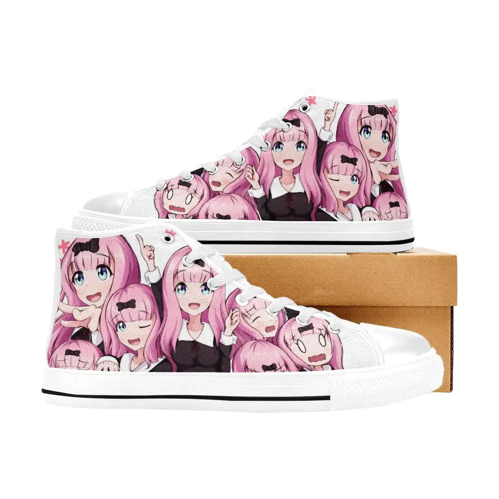 Kaguya sama Love is War Chika Fujiwara Canvas High Tops