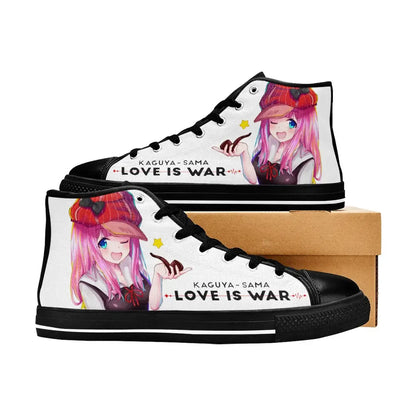 Kaguya sama Love is War Chika Fujiwara Canvas High Tops