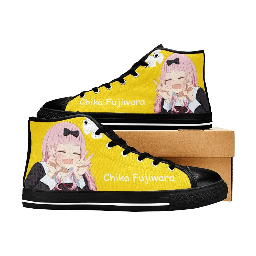 Kaguya sama Love is War Chika Fujiwara Canvas High Tops