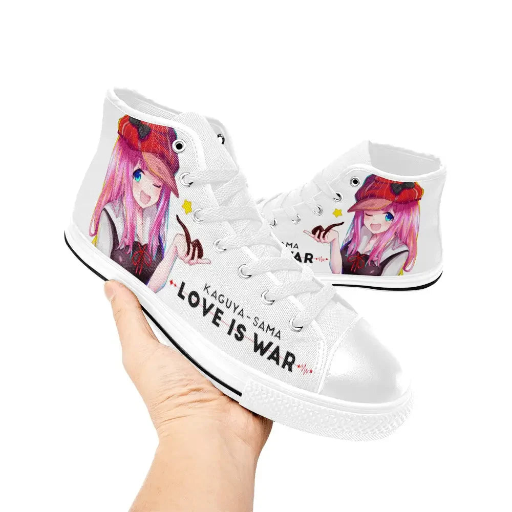 Kaguya sama Love is War Chika Fujiwara Canvas High Tops