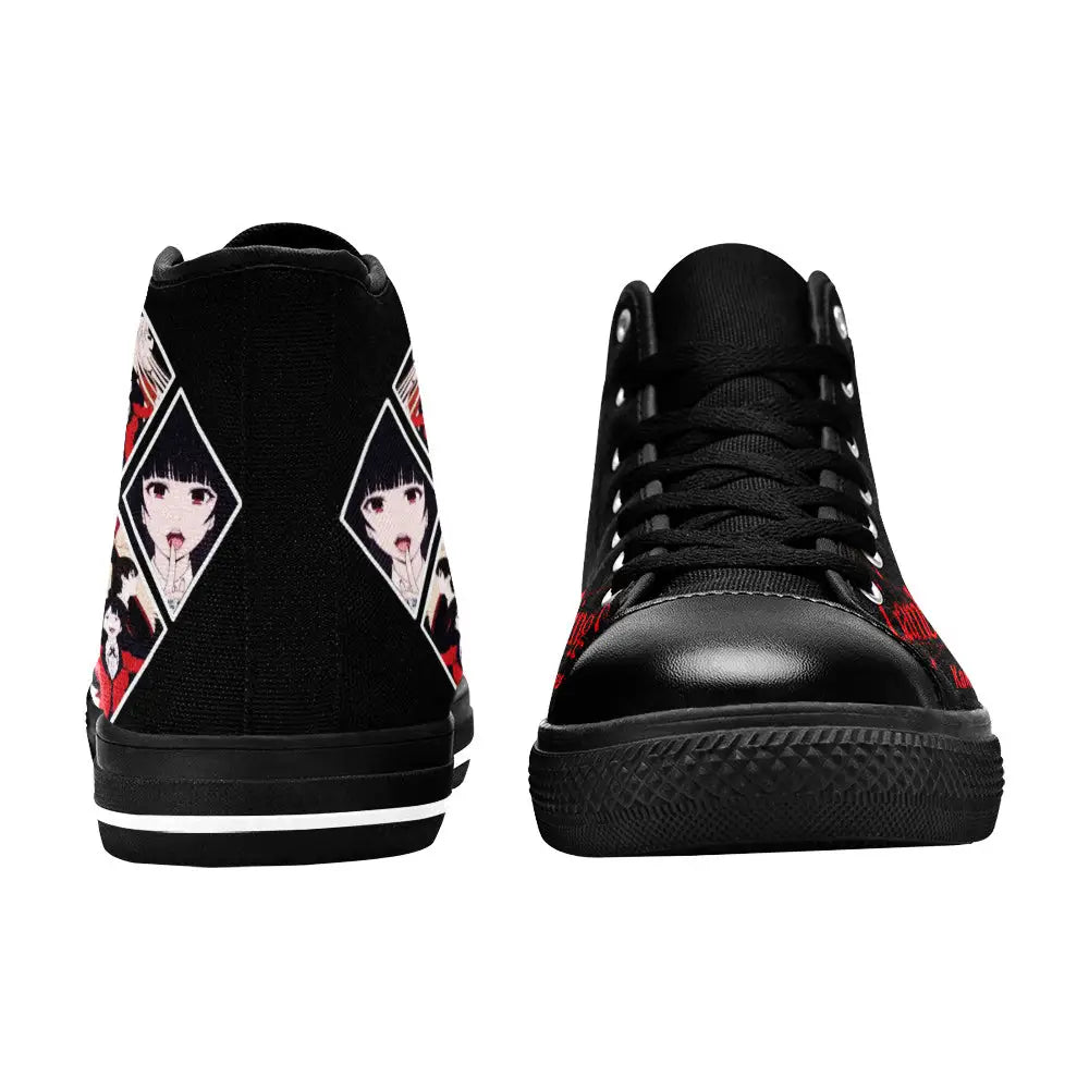 Kakegurui Compulsive Gambler Custom High Top Sneakers Shoes