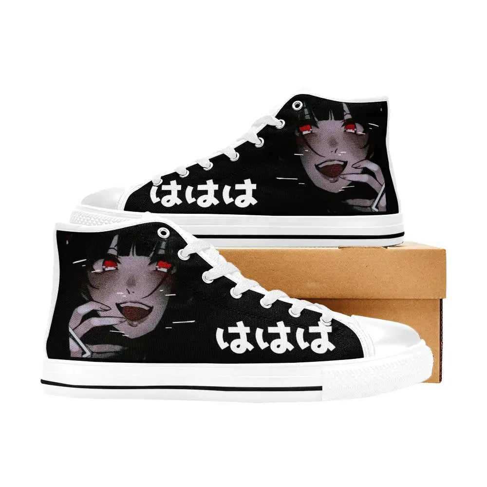 Kakegurui Compulsive Gambler Custom High Top Sneakers Shoes