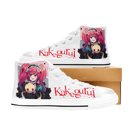 Kakegurui Compulsive Gambler Erimi Mushibami Custom High Top Sneakers Shoes