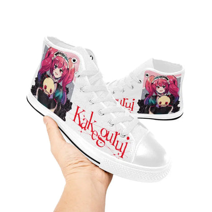 Kakegurui Compulsive Gambler Erimi Mushibami Custom High Top Sneakers Shoes