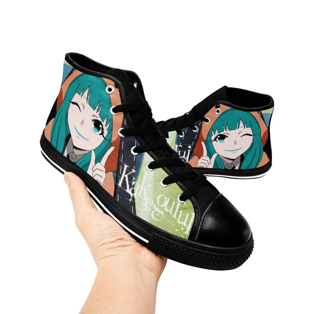 Kakegurui Compulsive Gambler Hideko Yamazaki Custom High Top Sneakers Shoes