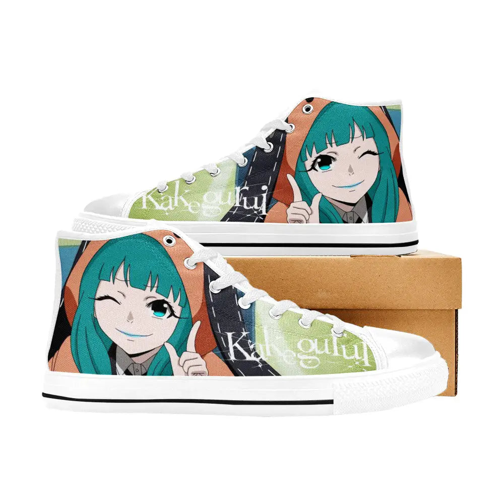 Kakegurui Compulsive Gambler Hideko Yamazaki Custom High Top Sneakers Shoes