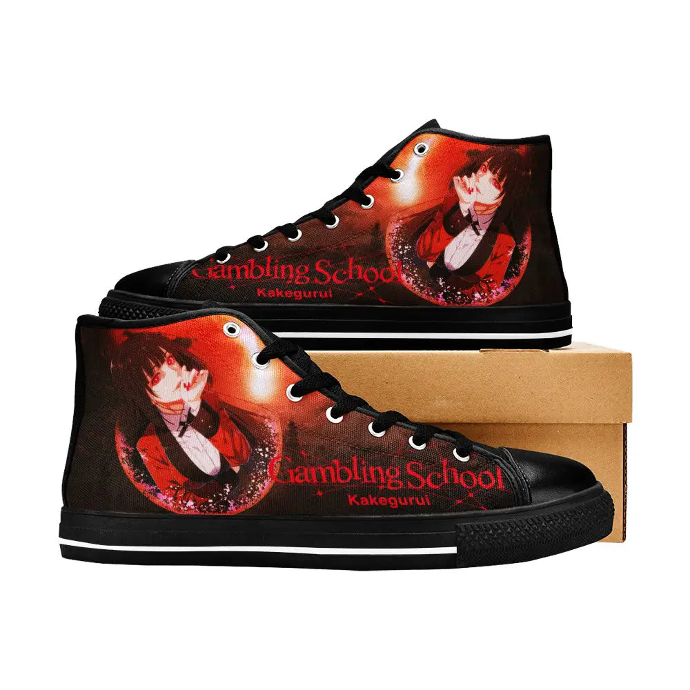 Kakegurui Compulsive Gambler Jabami Yumeko Custom High Top Sneakers Shoes