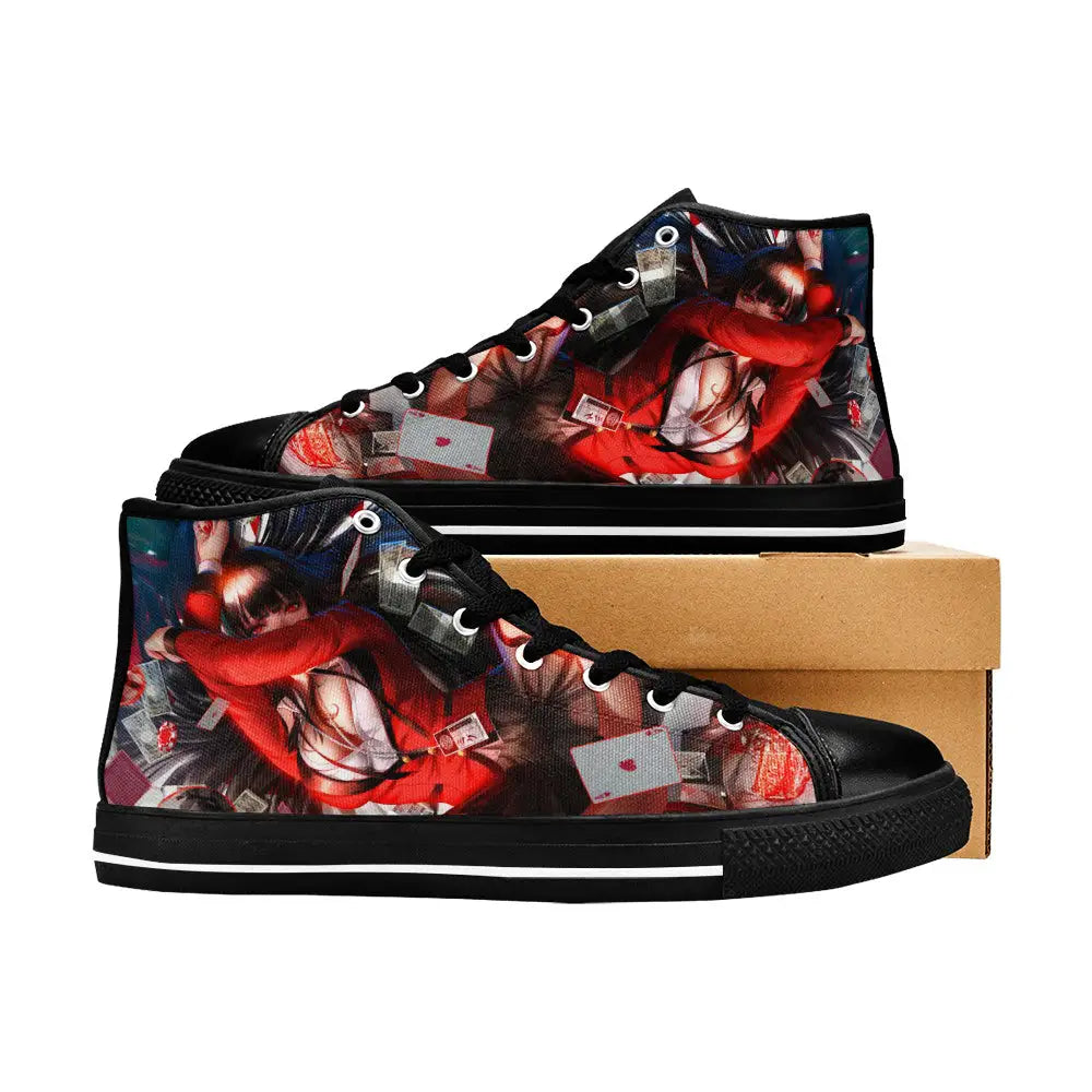 Kakegurui Compulsive Gambler Jabami Yumeko Custom High Top Sneakers Shoes