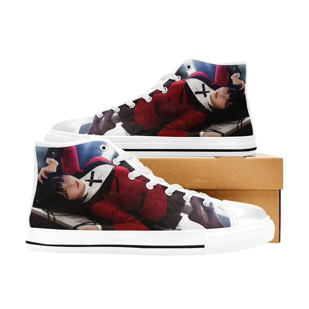 Kakegurui Compulsive Gambler Jabami Yumeko Custom High Top Sneakers Shoes