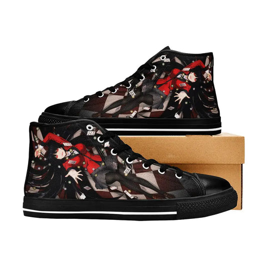 Kakegurui Compulsive Gambler Jabami Yumeko Custom High Top Sneakers Shoes