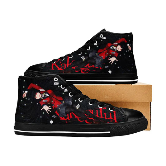 Kakegurui Compulsive Gambler Jabami Yumeko Custom High Top Sneakers Shoes