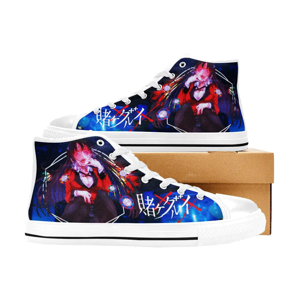 Kakegurui Compulsive Gambler Jabami Yumeko Custom High Top Sneakers Shoes