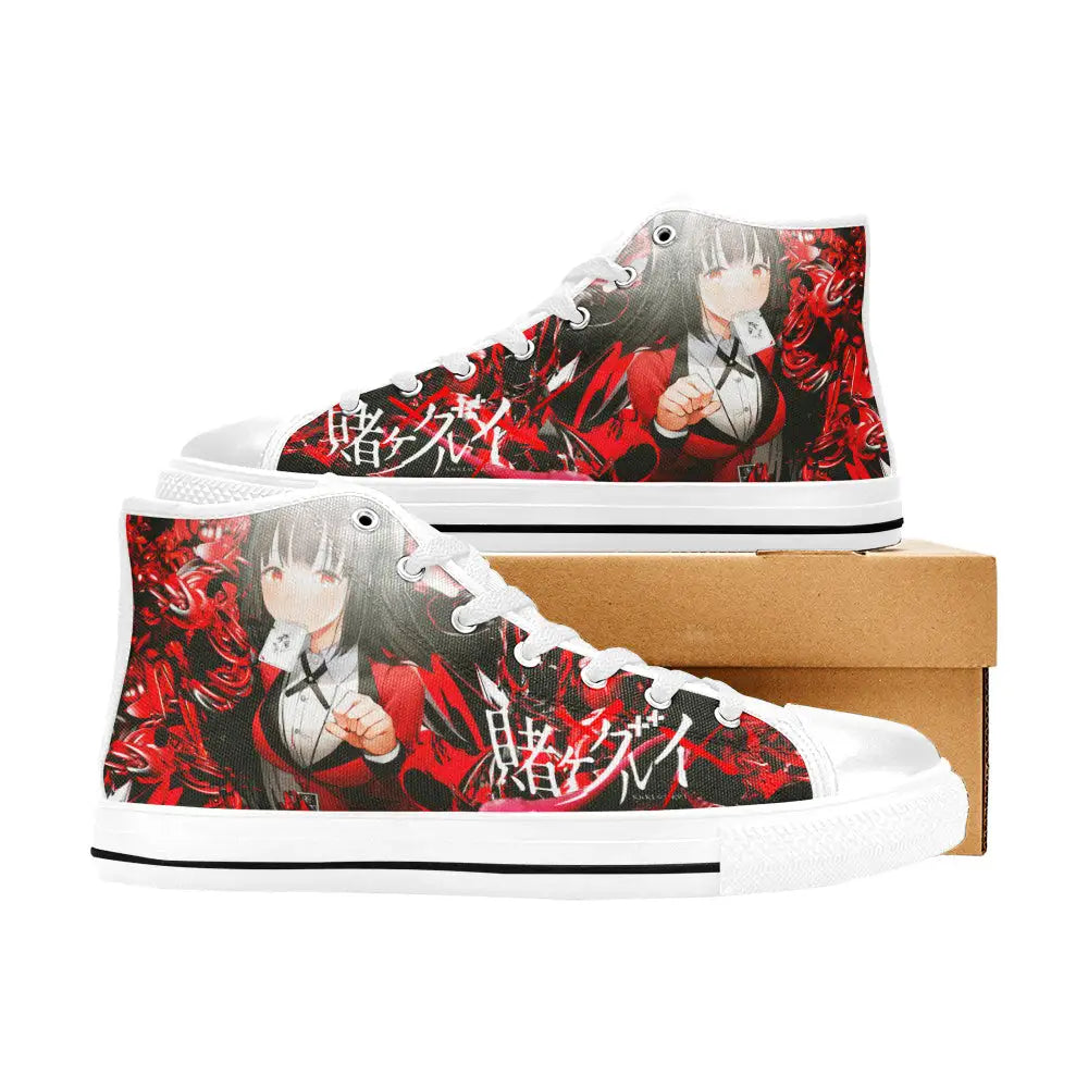 Kakegurui Compulsive Gambler Jabami Yumeko Custom High Top Sneakers Shoes