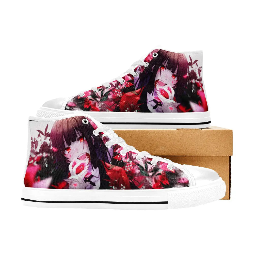 Kakegurui Compulsive Gambler Jabami Yumeko Custom High Top Sneakers Shoes