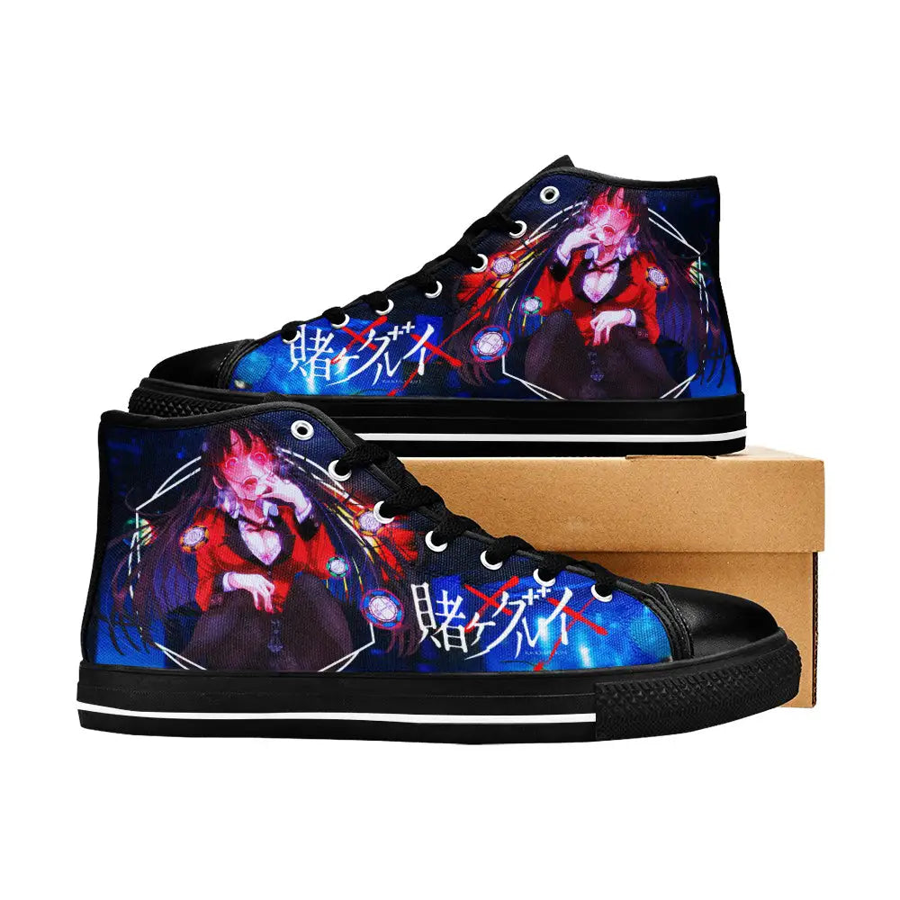 Kakegurui Compulsive Gambler Jabami Yumeko Custom High Top Sneakers Shoes