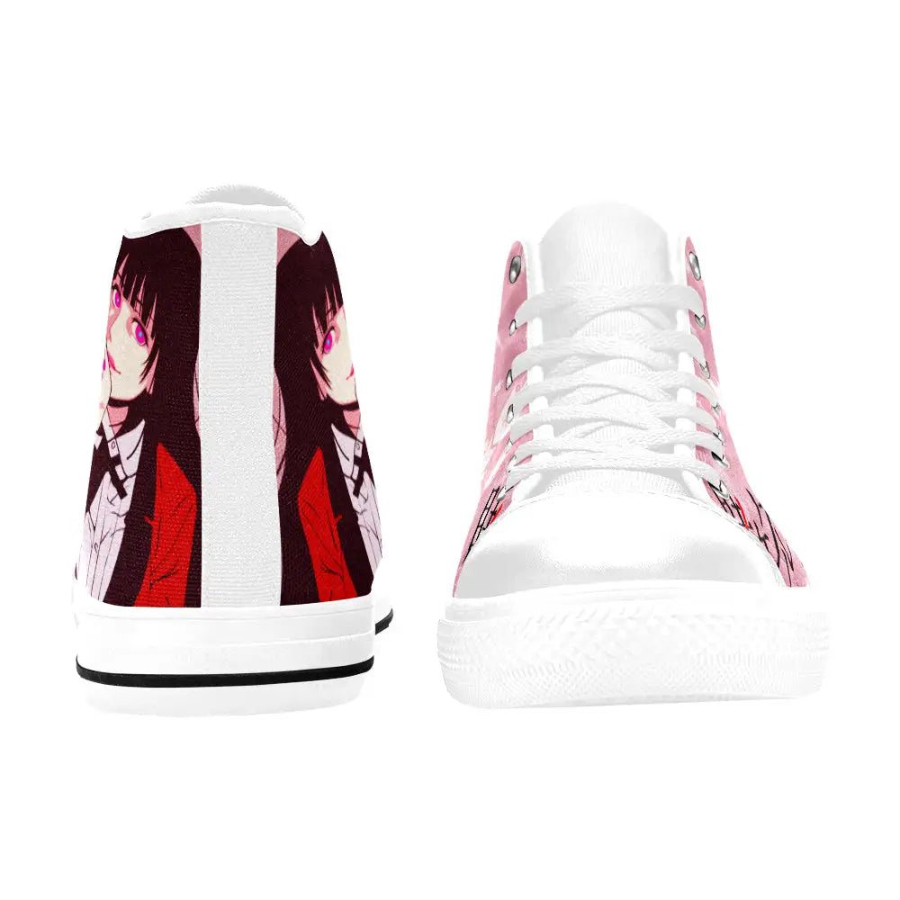 Kakegurui Compulsive Gambler Jabami Yumeko Custom High Top Sneakers Shoes