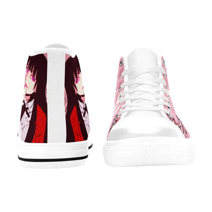 Kakegurui Compulsive Gambler Jabami Yumeko Custom High Top Sneakers Shoes