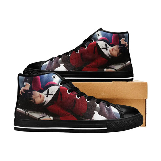 Kakegurui Compulsive Gambler Jabami Yumeko Custom High Top Sneakers Shoes