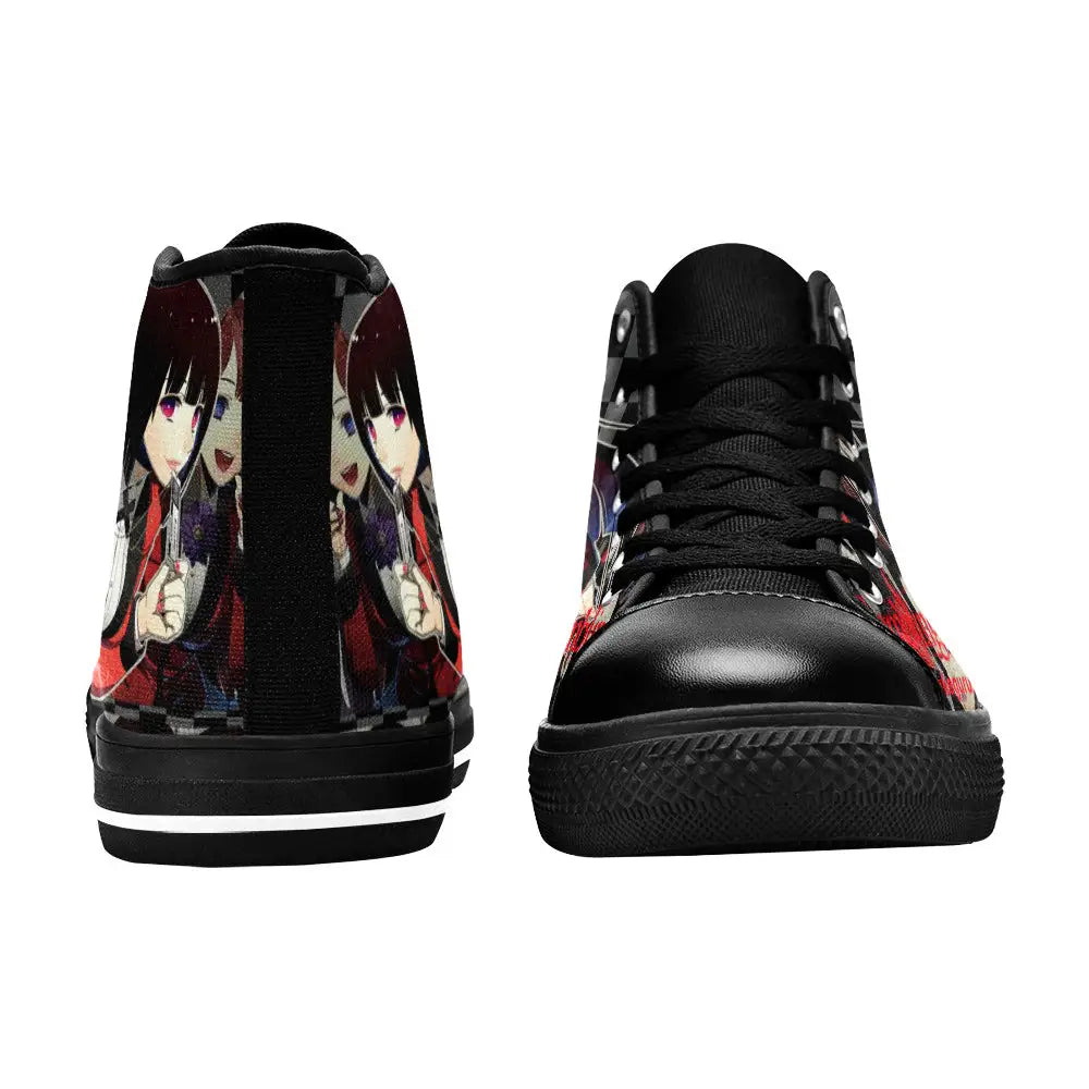 Kakegurui Compulsive Gambler Jabami Yumeko Custom High Top Sneakers Shoes