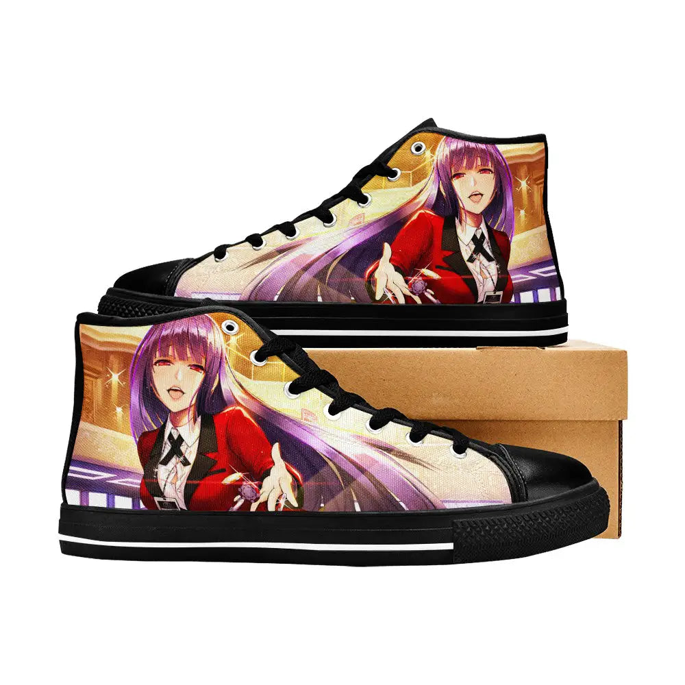 Kakegurui Compulsive Gambler Jabami Yumeko Custom High Top Sneakers Shoes