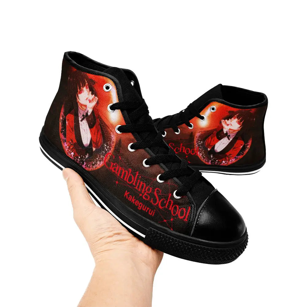 Kakegurui Compulsive Gambler Jabami Yumeko Custom High Top Sneakers Shoes